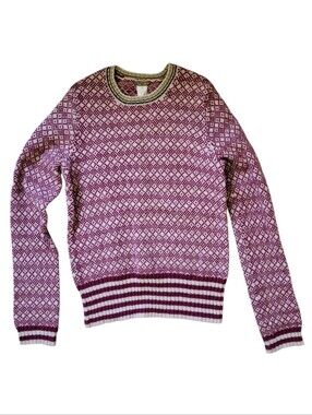 J.CREW Vintage Wool Fair Isle Sweater Small